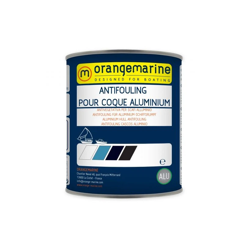 ANTIFOULING POUR COQUE ALUMINIUM - ORANGEMARINE 2,5L - BLANC DOUVRE 2 ANTIFOULING POUR COQUE ALUMINIUM - ORANGEMARINE 2,5L - BLANC DOUVRE – Image 2