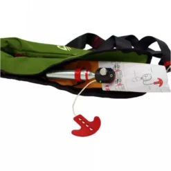 Gilet De Sauvetage Gonflable Manuel 170N ESSENTIAL Vert - ORANGEMARINE -Gumotex Boutique gilet de sauvetage gonflable manuel 170n essential vert orangemarine 4