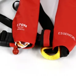 Gilet Gonflable ESSENTIAL ZIP Automatique Avec Harnais 170 N - Rouge -Gumotex Boutique gilet gonflable essential zip automatique avec harnais 170 n rouge 8