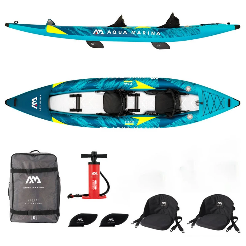 KAYAK AQUA MARINA STEAM 412 2 PERSONNES 2023 1 KAYAK AQUA MARINA STEAM 412 2 PERSONNES 2023