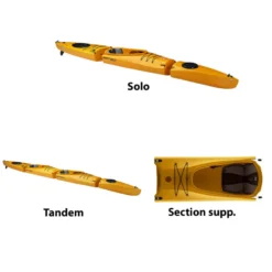 KAYAK MODULABLE POINT 65°N MERCURY GTX DUO JAUNE -Gumotex Boutique kayak modulable point 65n mercury gtx duo jaune 4