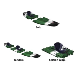 KAYAK MODULABLE SPECIAL PECHE POINT 65°N TEQUILA GTX ANGLER DUO 6 KAYAK MODULABLE SPECIAL PECHE POINT 65°N TEQUILA GTX ANGLER DUO -Gumotex Boutique kayak modulable special peche point 65n tequila gtx angler duo 2