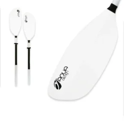 PAGAIE KAYAK AQUADESIGN WHITE 2 PARTIES 215CM