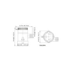 POMPE DE CALE IMMERGEE SEAFLO 500 GPH -Gumotex Boutique pompe de cale immergee seaflo 500 gph 2