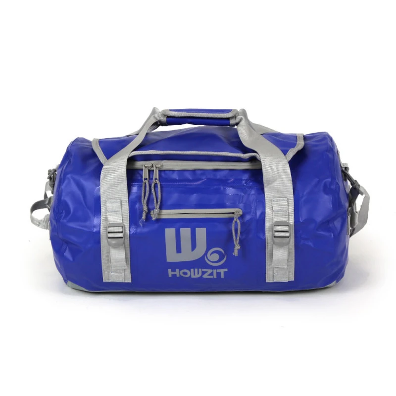 Sac De Voyage étanche DUFFEL BAG 30L - HOWZIT BLEU-GRIS 7 Sac De Voyage étanche DUFFEL BAG 30L - HOWZIT BLEU-GRIS – Image 7