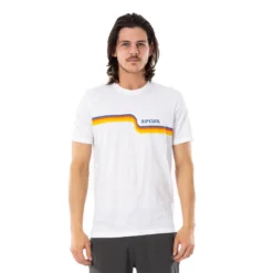 T-SHIRT RIP CURL SURF REVIVAL BLANC