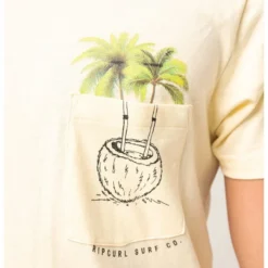 Rip Curl T-SHIRT RIPCURL IN DA POCKET TEE JAUNE CLAIR 7 Rip Curl T-SHIRT RIPCURL IN DA POCKET TEE JAUNE CLAIR -Gumotex Boutique t shirt ripcurl in da pocket tee jaune clair 3